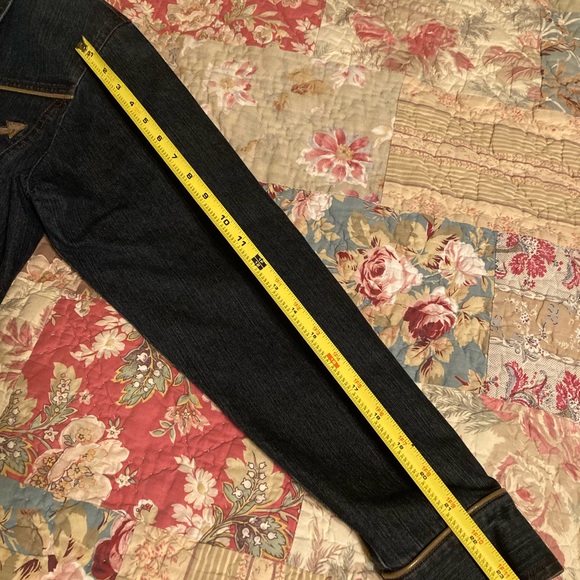 Vintage Rockies Blue Collared Full Button Down Two Pocketed Jacket Adult Size M - Picture 6 of 6